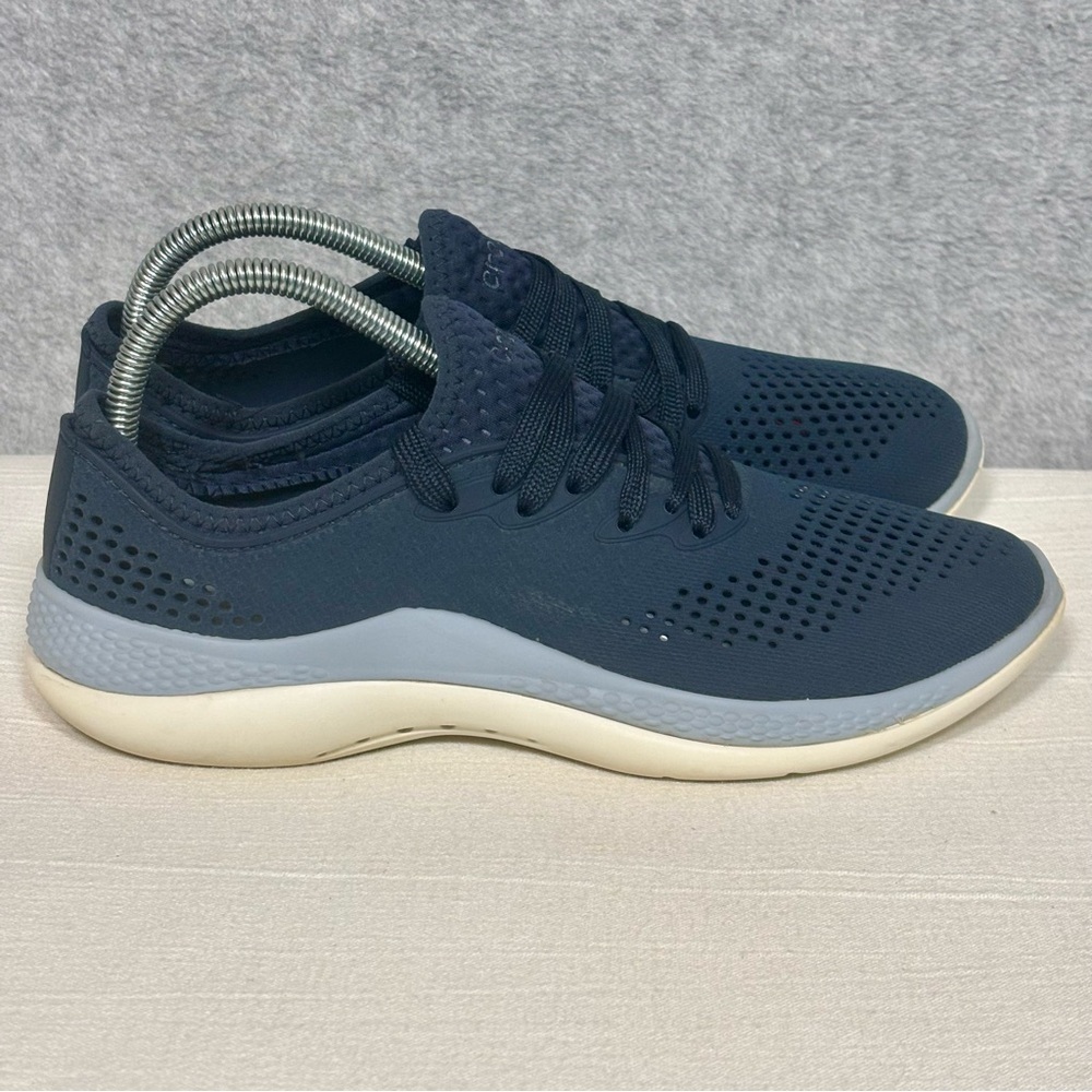 Crocs LiteRide 360 Pacer Sneakers Shoes-Navy/Light Blue-Women Size 9